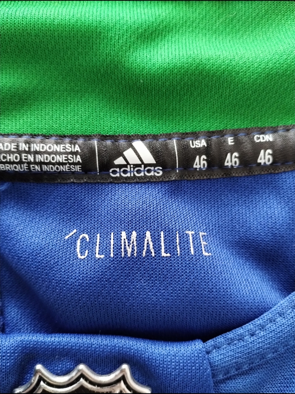 Adidas Vancouver Canucks Brock Boeser #6 NHL Hockey Jersey Blue 46 - Picture 11 of 11